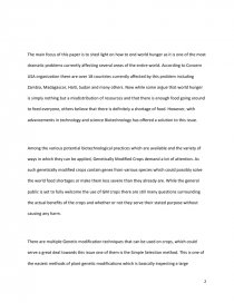 malnutrition essay