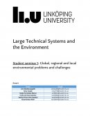 Large Technical Systems and the Environment