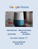 Busi1210 Google Home Marketing Pitch