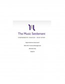 Organizational Assessment of the Music Settlement