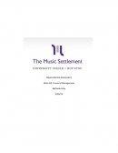 Organizational Assessment of the Music Settlement