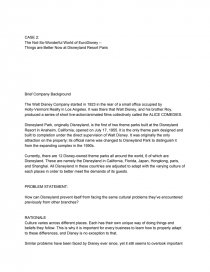 The Not So Wonderful World Of Eurodisney Things Are Better Now At Disneyland Resort Paris Case Study