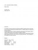 Hypochlorite Oxidation of Menthol