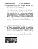 E Mart and G Market Advertisement Business Paper