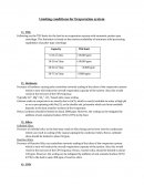 Limiting Conditions for Evaporation System