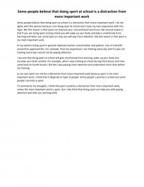 importance of sports essay 200 words
