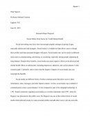 Research Paper Proposal on Negative Impact of Social Media