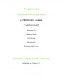 Contemporay Canada