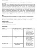 The Impact of Sodium Chloride Concentration on the Mass of Potato and Sweet Potato Cells